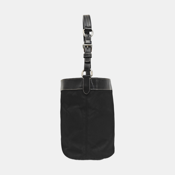 Nylon Bucket Bag Black