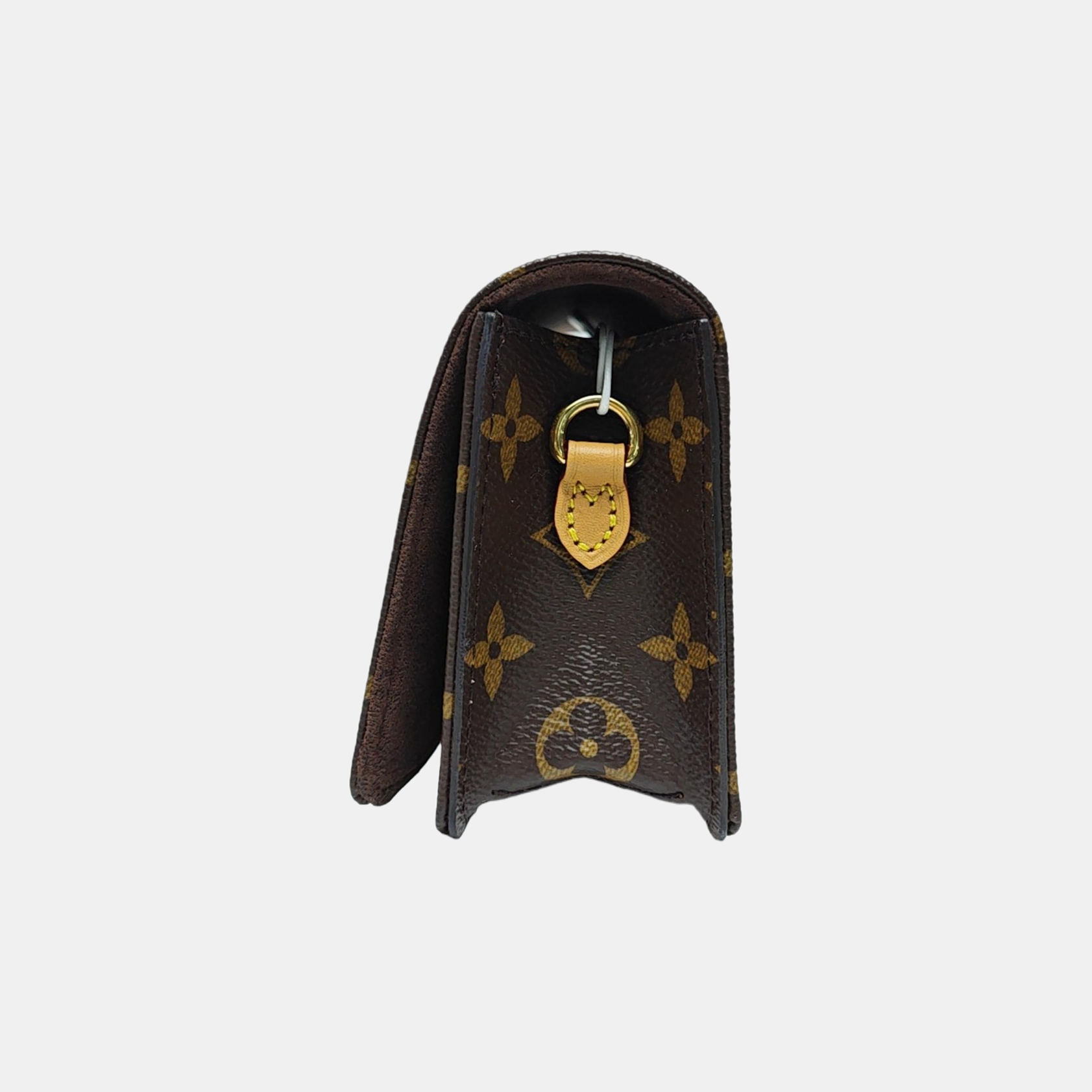 Lily Monogram Coated Canvas Brown