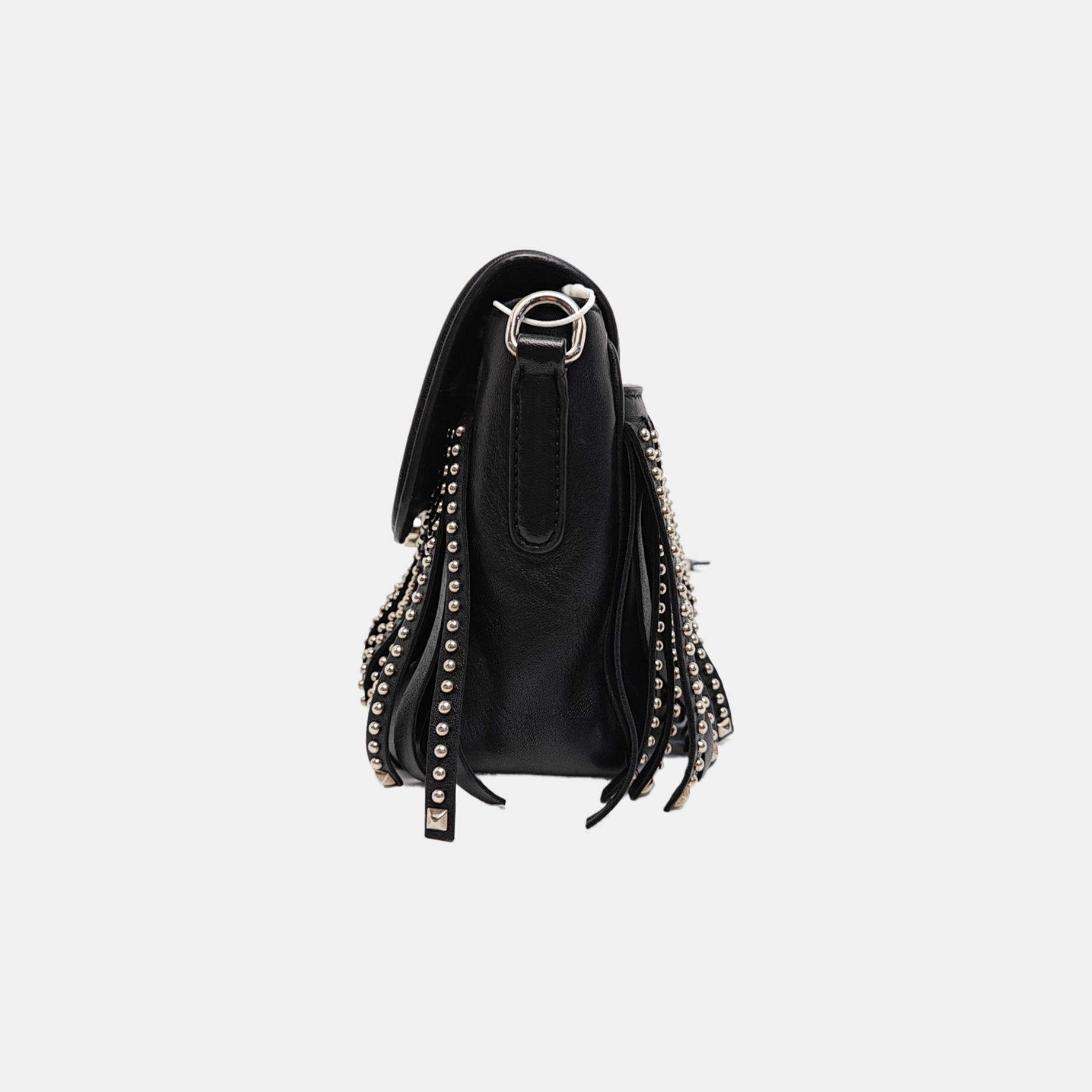 Calfskin Shoulder Bag Black