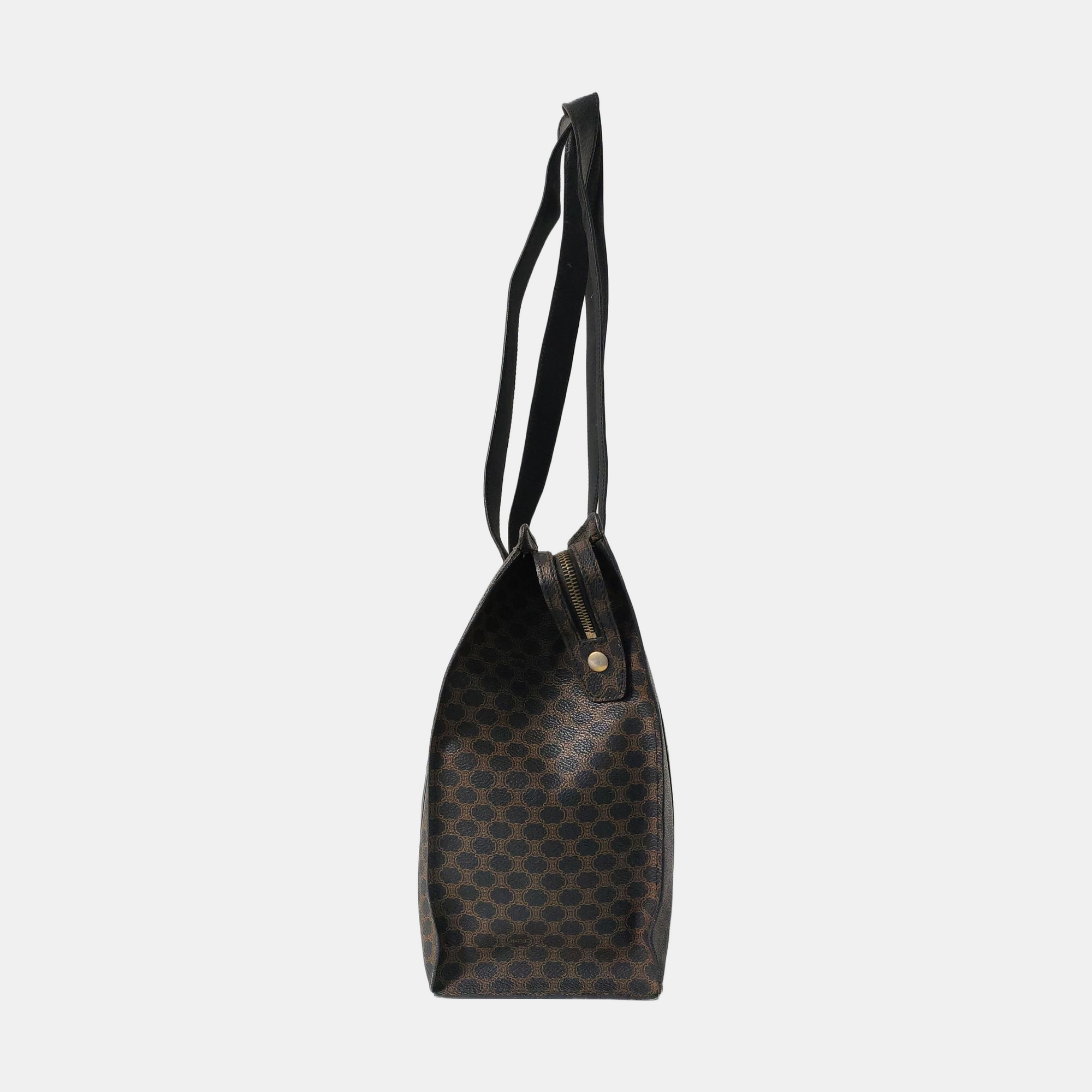 MACADAM SHOPPING BAG Coated Canvas Black