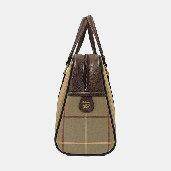 Canvas Top Handle Bag Beige