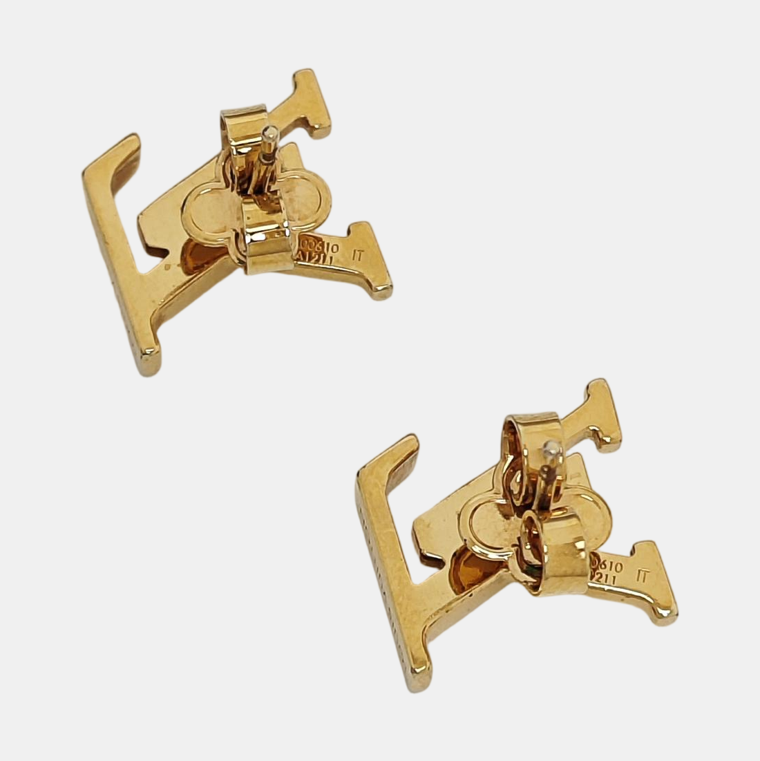 Metal Gold Stud Earrings