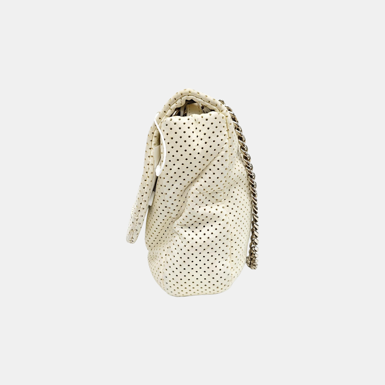 Lambskin Shoulder Bag White