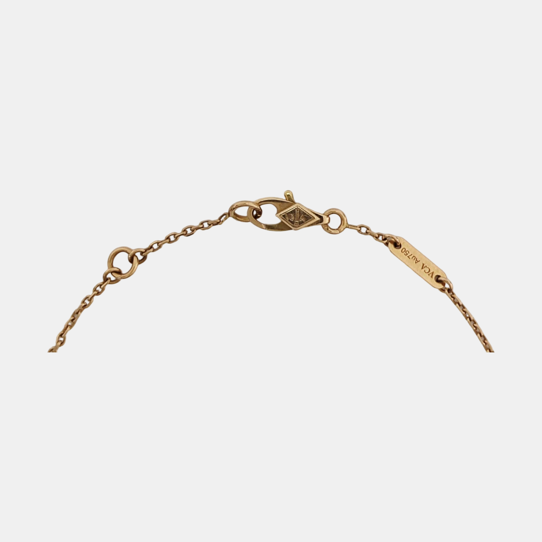 Sweet Alhambra 18k Rose Gold Bracelet