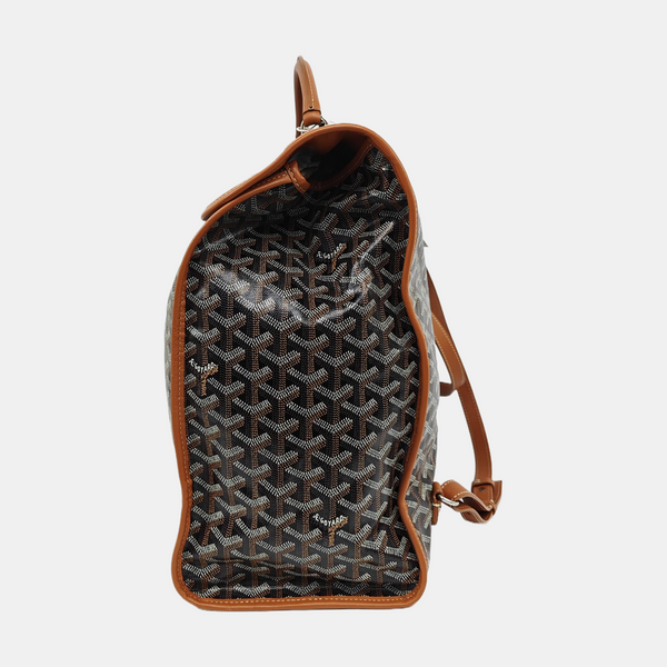 Saint Léger Coated Canvas Brown