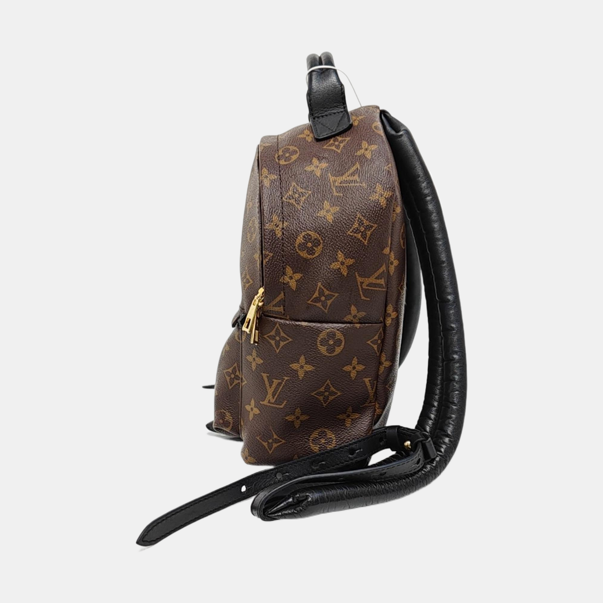 PALM SPRINGS PM Monogram Coated Canvas Brown