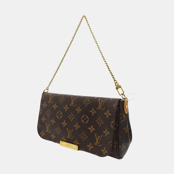 FAVORITE MM Monogram Coated Canvas Brown