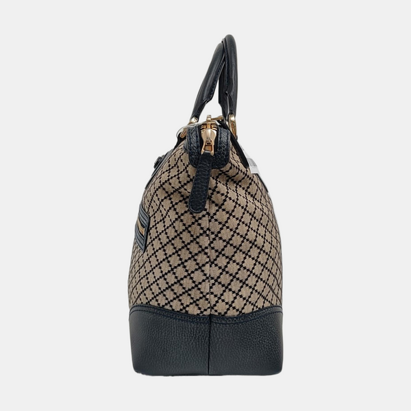 Canvas Top Handle Bag Brown