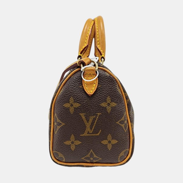 SPEEDY Nano Monogram lona revestida marrón