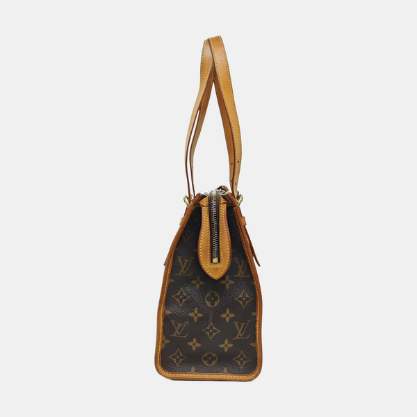 POPINCOURT Monogram Coated Canvas Brown