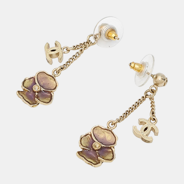 Metal Gold Earrings