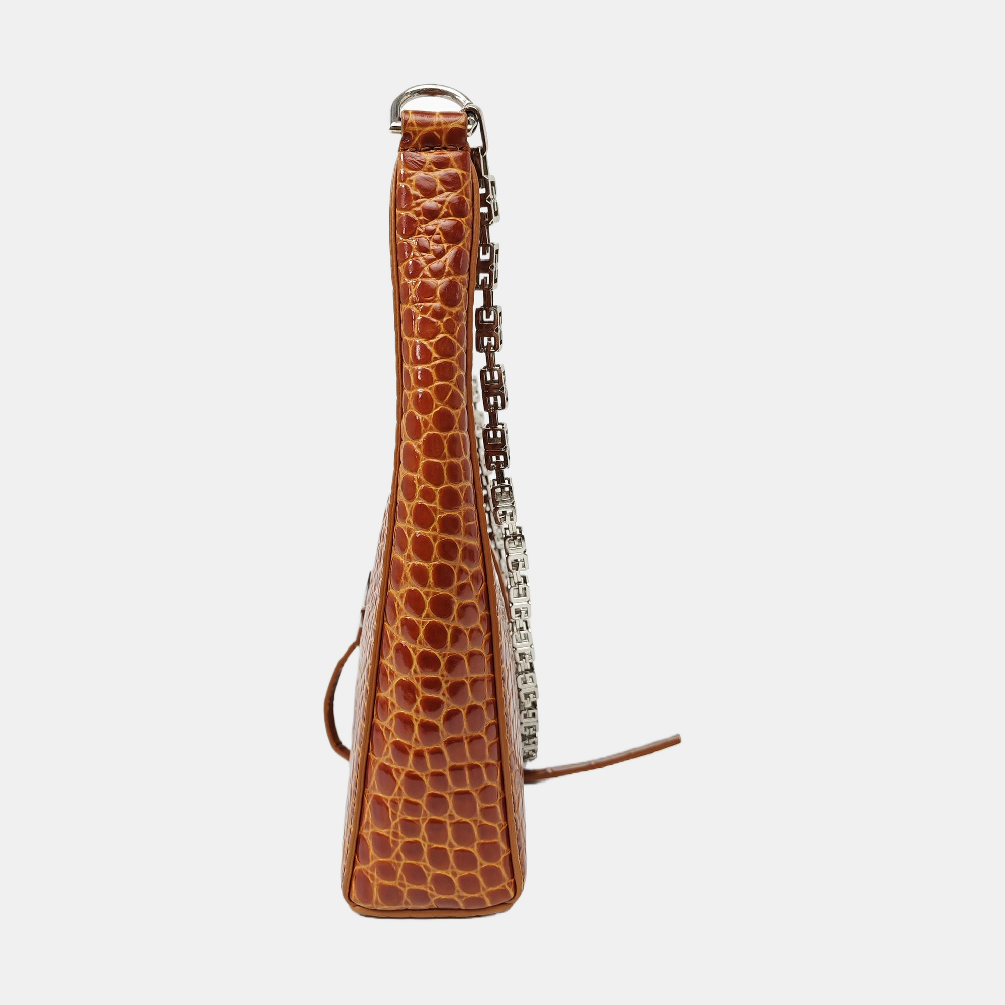 Calfskin Shoulder Bag Brown