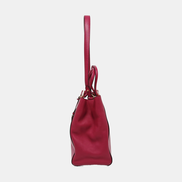 2 Jours Medium Calfskin Purple