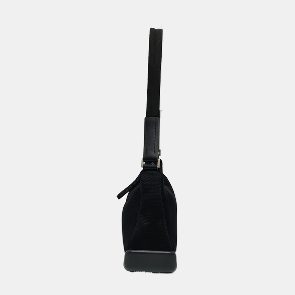 Fabric Shoulder Bag Black