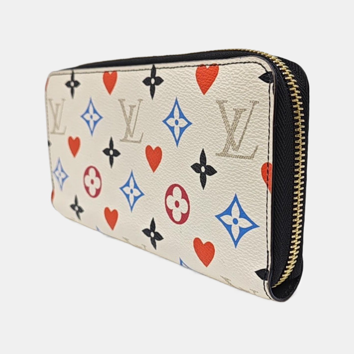 Monogram Coated Canvas Wallet White