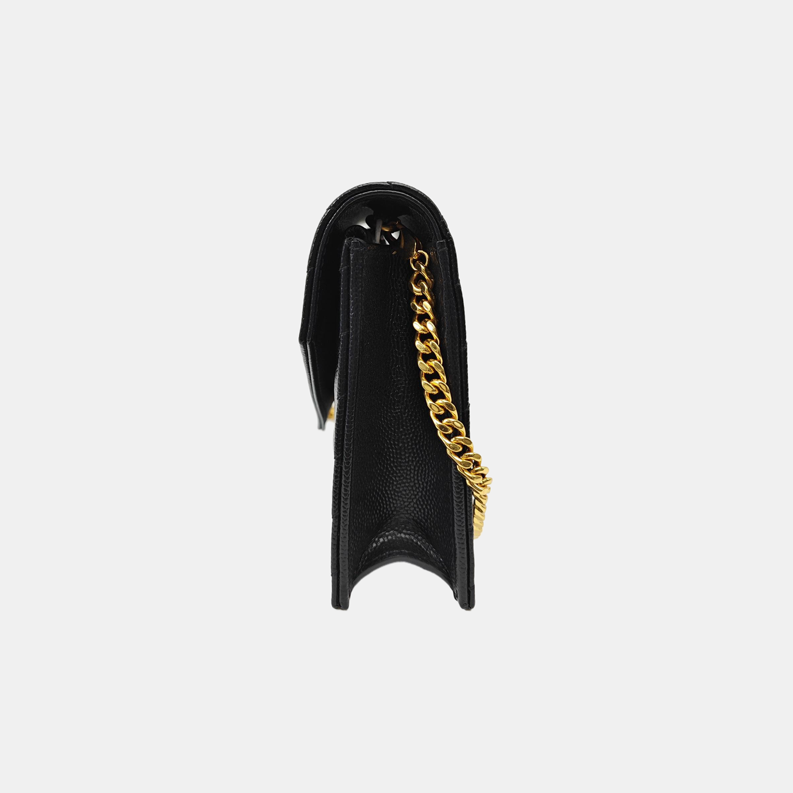 MONOGRAM WOC Chevron Calfskin Black