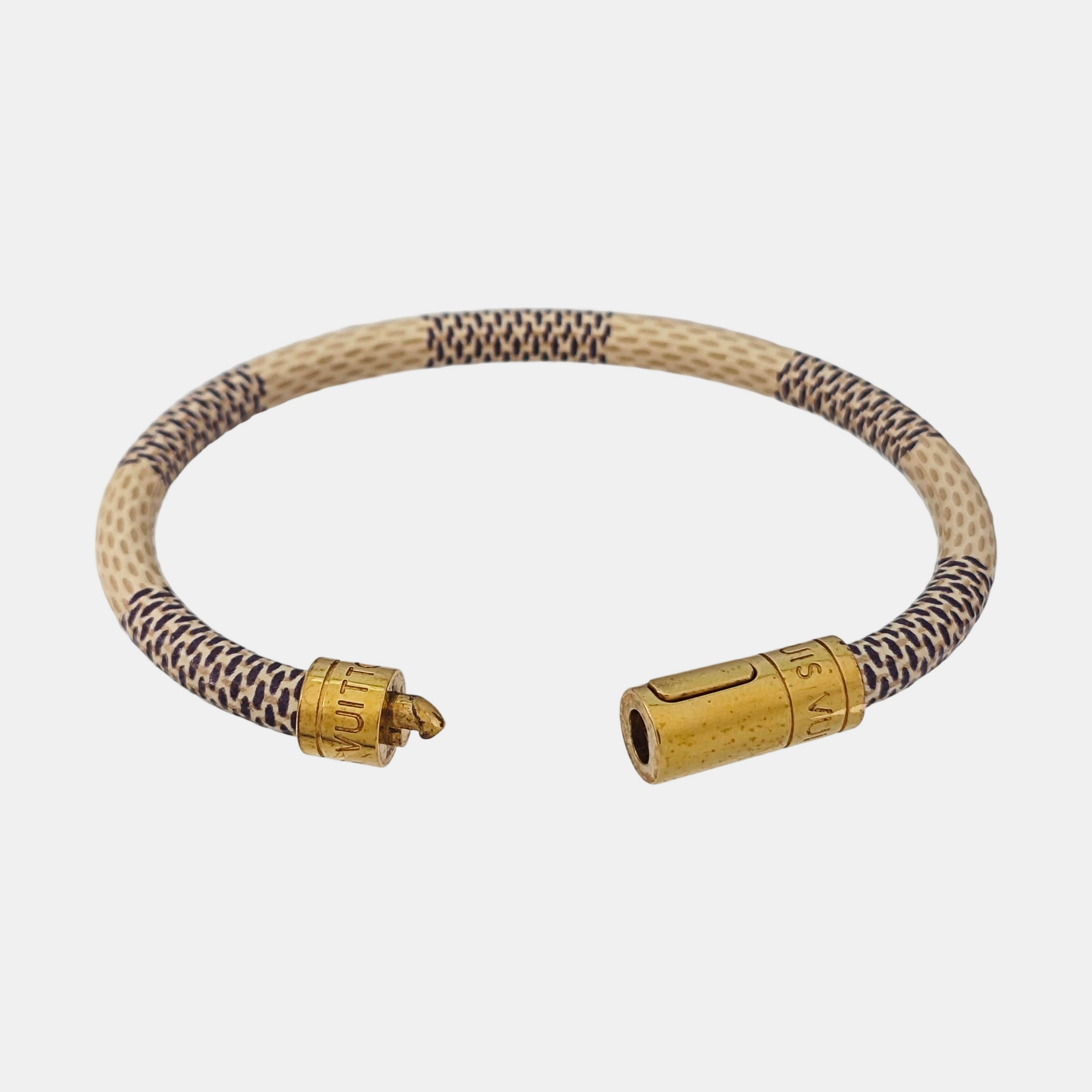 KEEP IT Coated Canvas White Bangle
