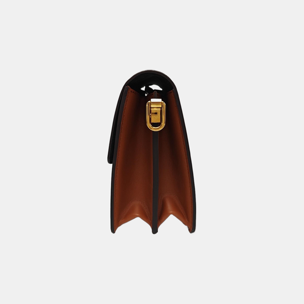 DAUPHINE MM Monogram Coated Canvas Brown