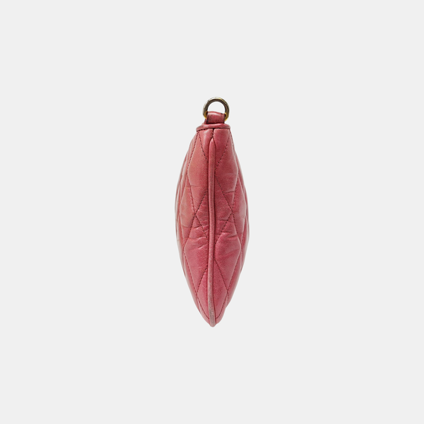 Quilted Lambskin Shoulder Bag Pink