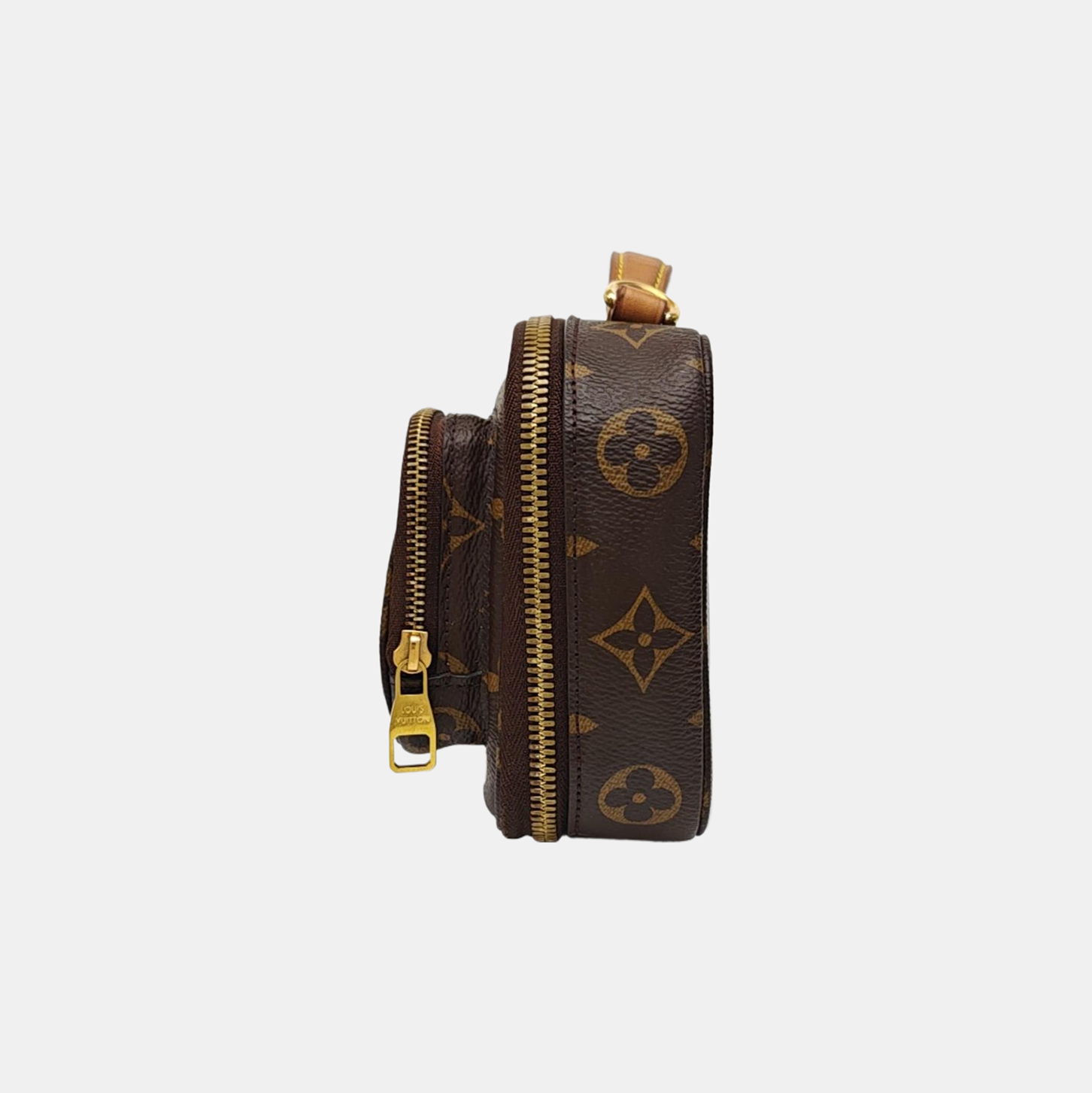 UTILITY Monogram Coated Canvas Brown