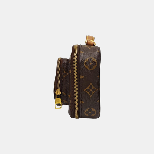 UTILITY Monogram Coated Canvas Brown