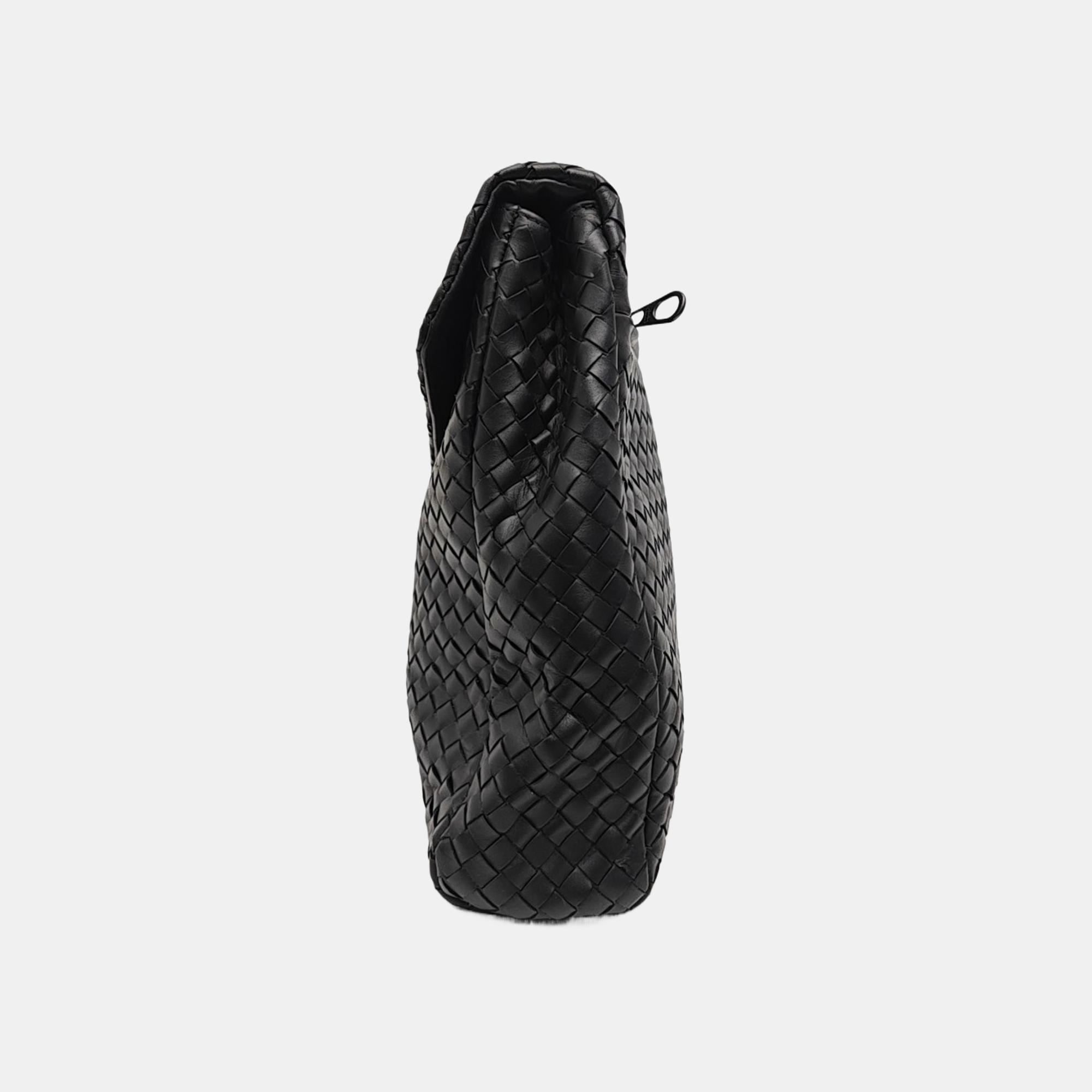 Calfskin Top Handle Bag Black