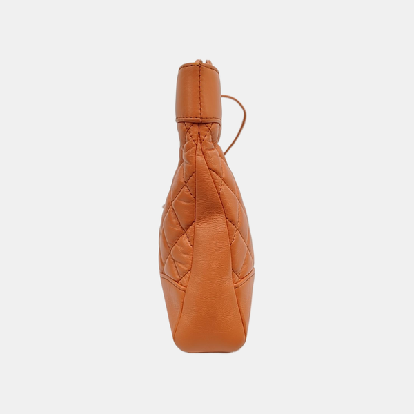 CHANEL 31 Mini Quilted Calfskin Orange