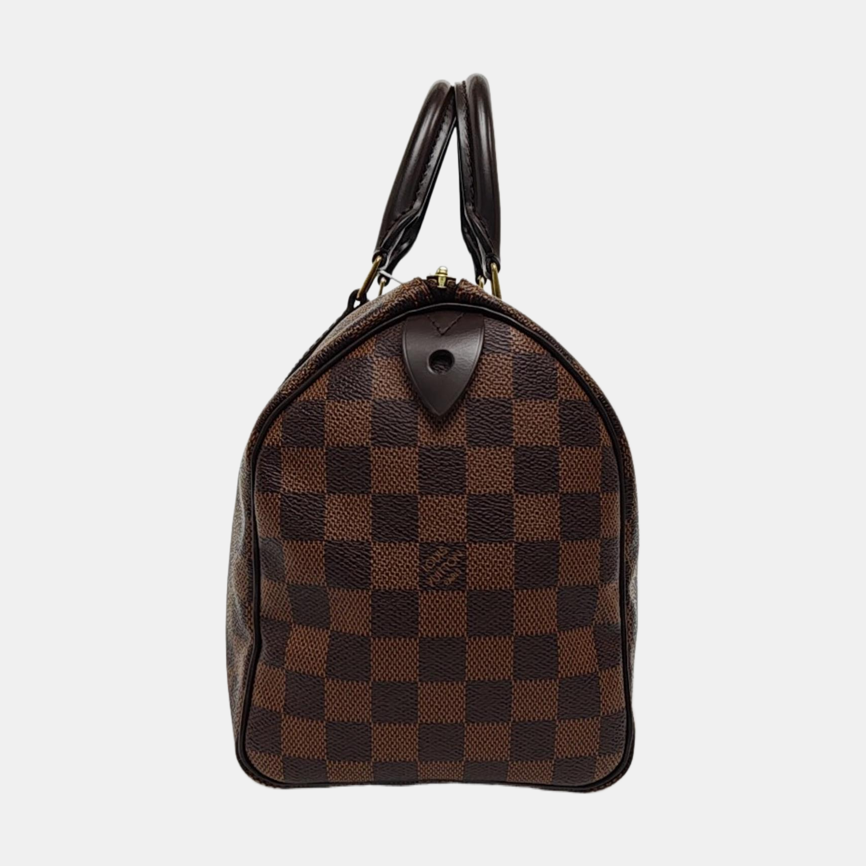 SPEEDY 25 Damier Ebene Coated Canvas Brown