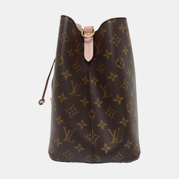 NÉONOÉ MM Monogram Coated Canvas Brown