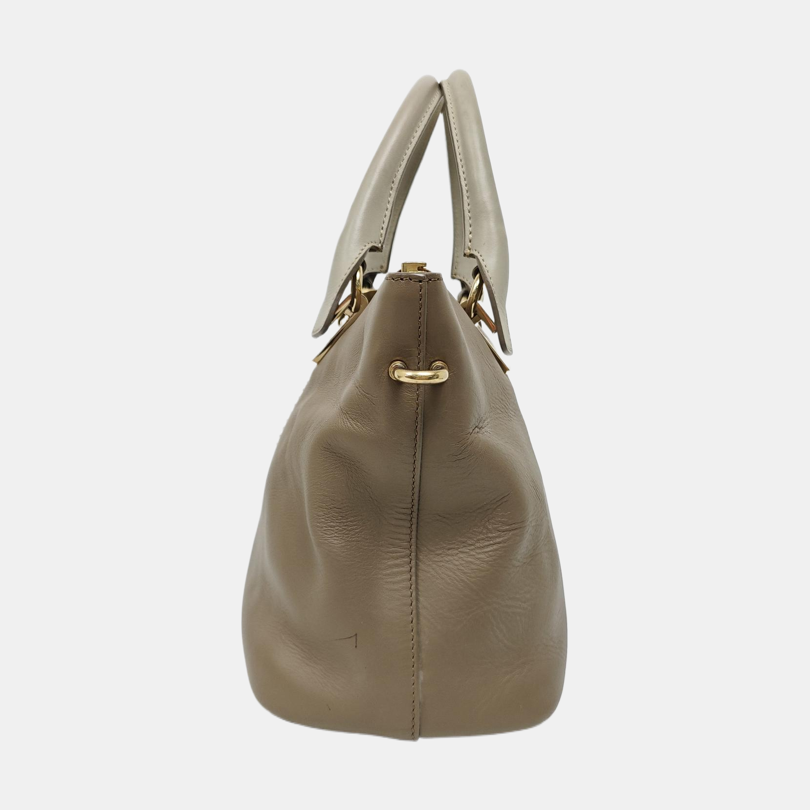 Calfskin Tote Bag Gray