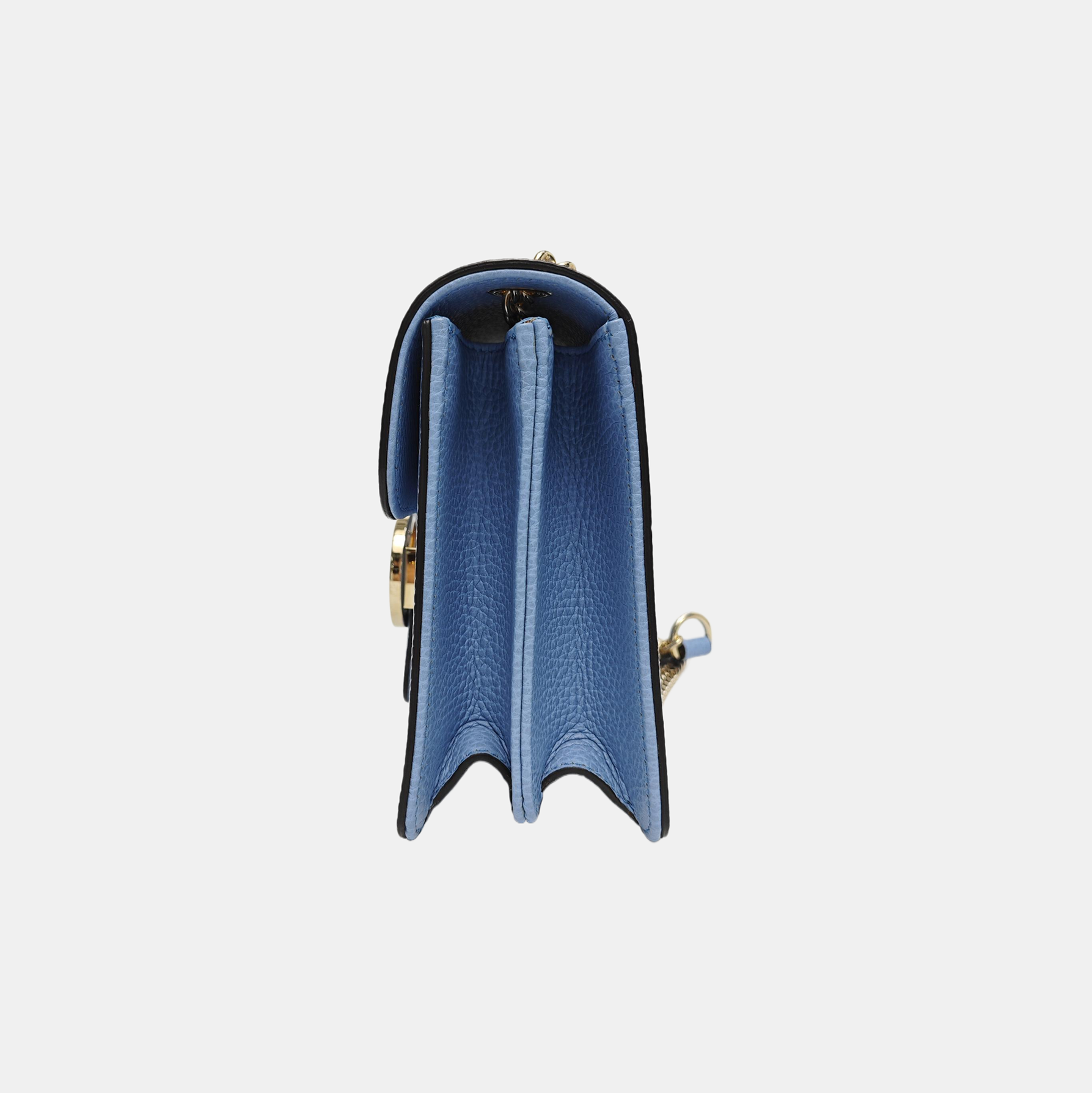 Authenticated pre-owned  Interlocking G Small Calfskin Blue - Shoulder Bag at Looply