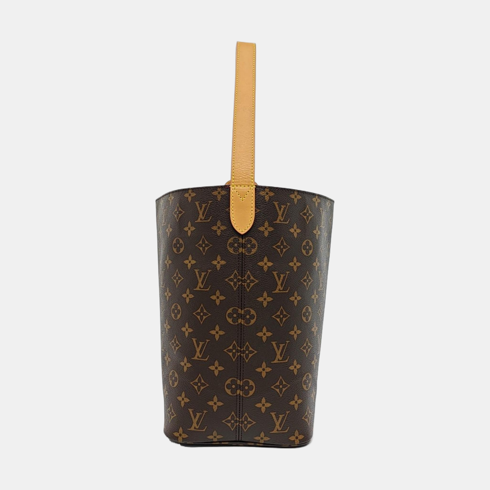 ALL IN GM Monogram Coated Canvas Brown