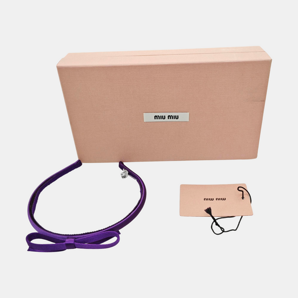 Fabric Hairband Purple