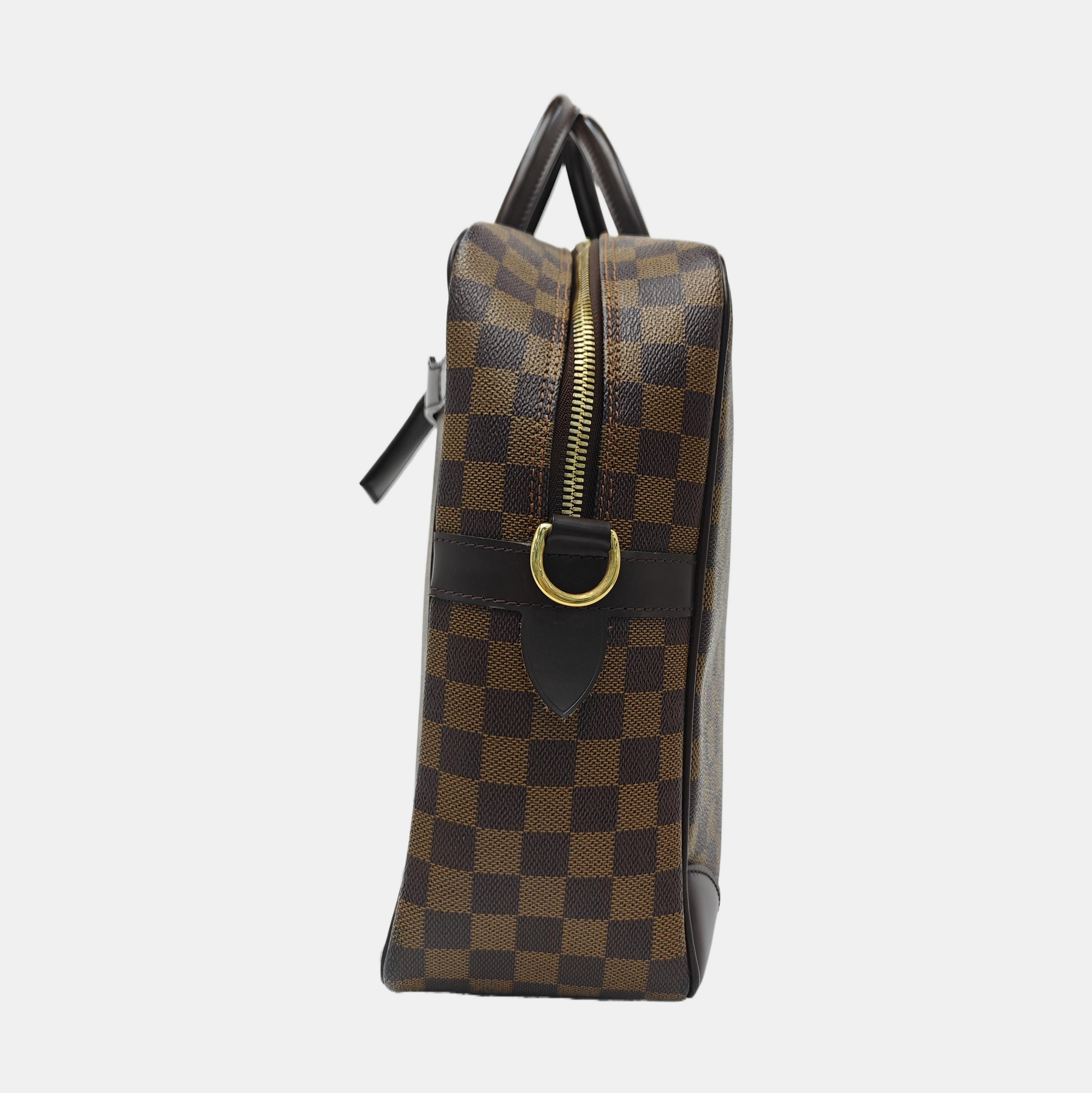PORTE-DOCUMENTS GM Damier Ebene Coated Canvas Brown
