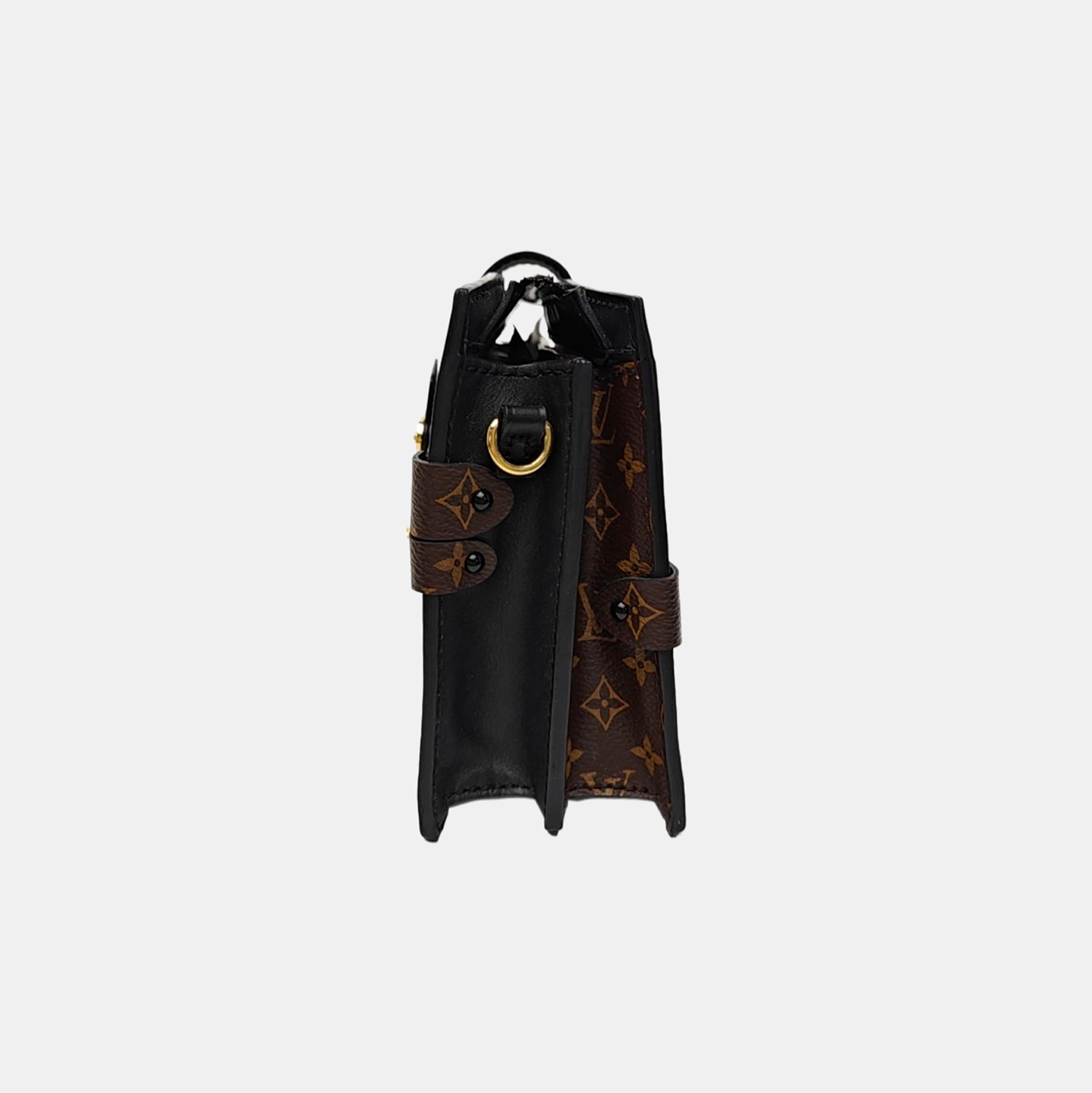TRUNK Monogram Coated Canvas Brown