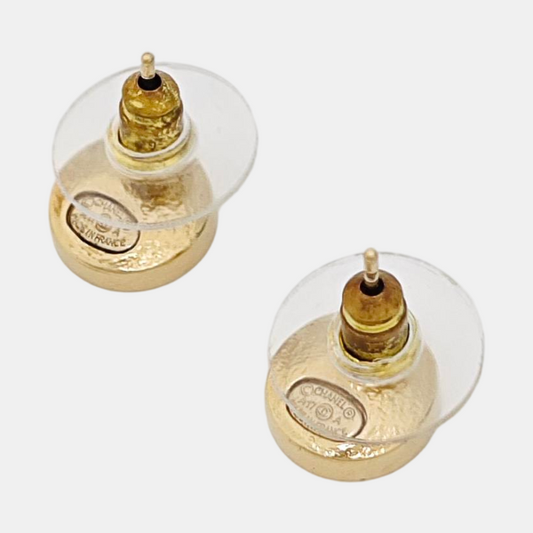 Metal Gold Stud Earrings