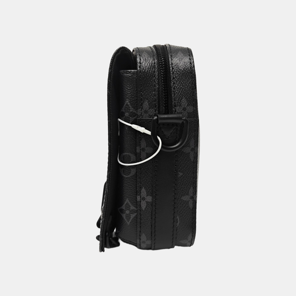 STEAMER Monogram Coated Canvas Black
