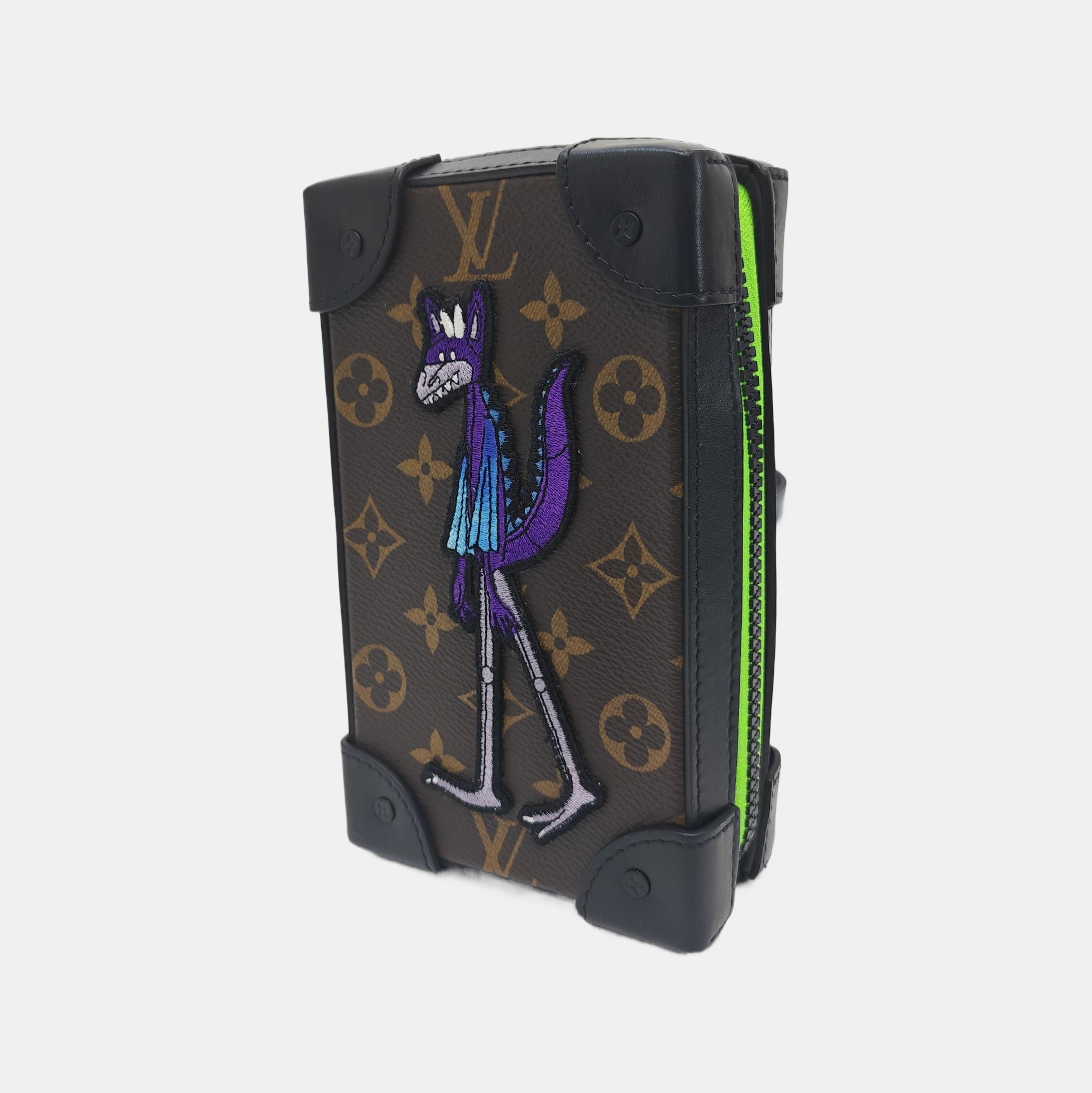 SOFT TRUNK Monogram Coated Canvas Brown