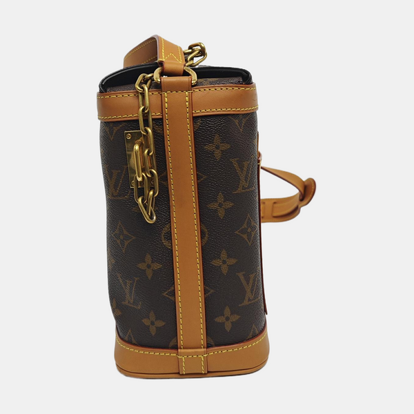 MILK BOX Monogram Coated Canvas Brown