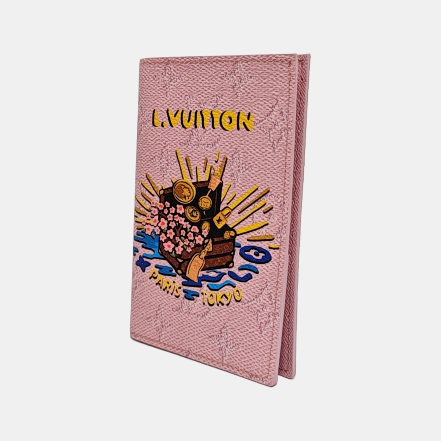 Monogram Coated Canvas Wallet Pink