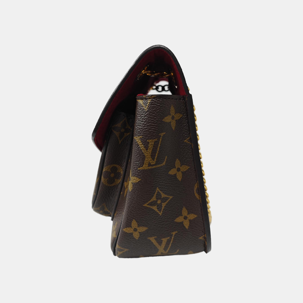 PASSY Monogram Coated Canvas Brown