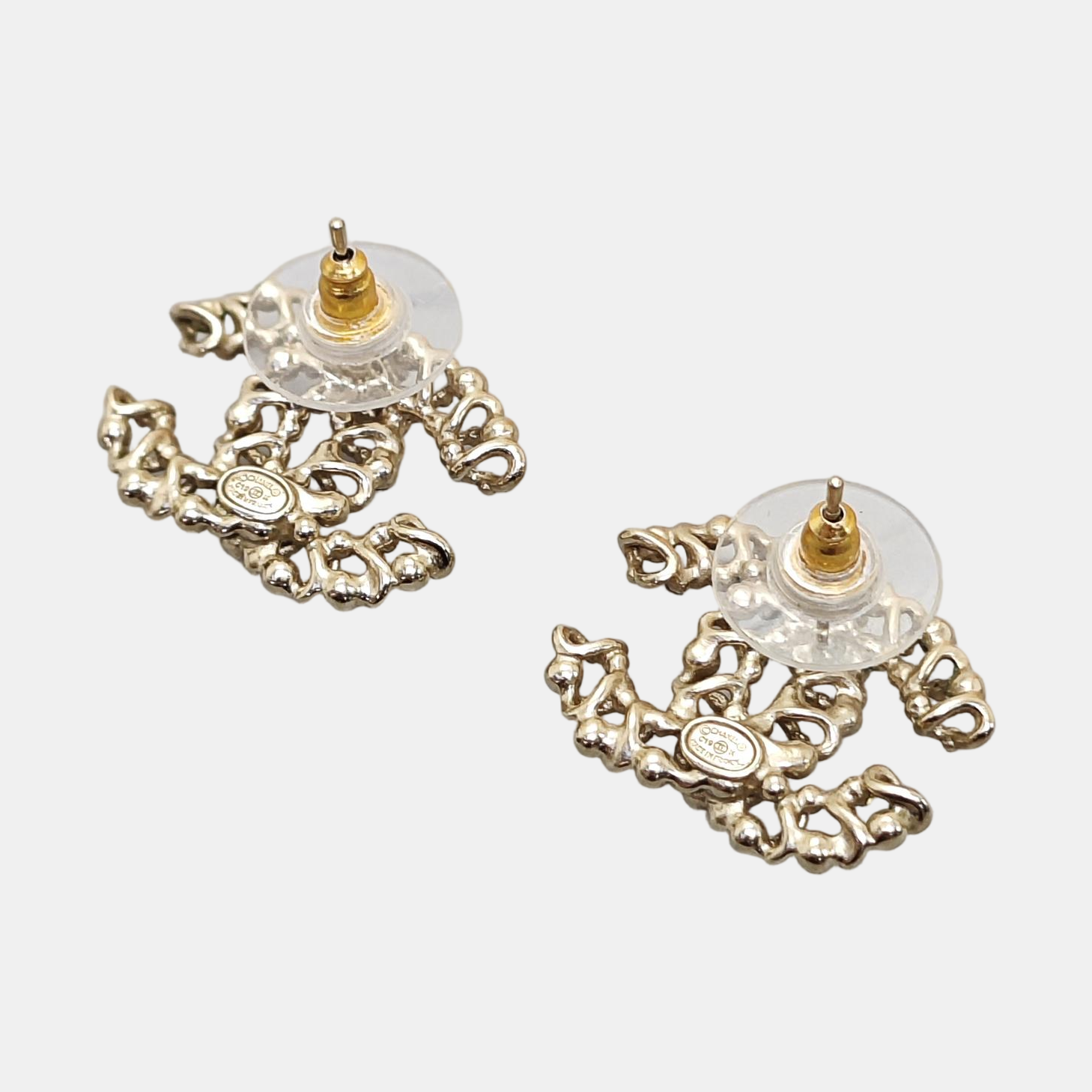 Metal Gold Stud Earrings