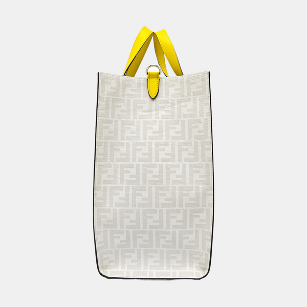 Coated Canvas Shoulder Bag Multicolor