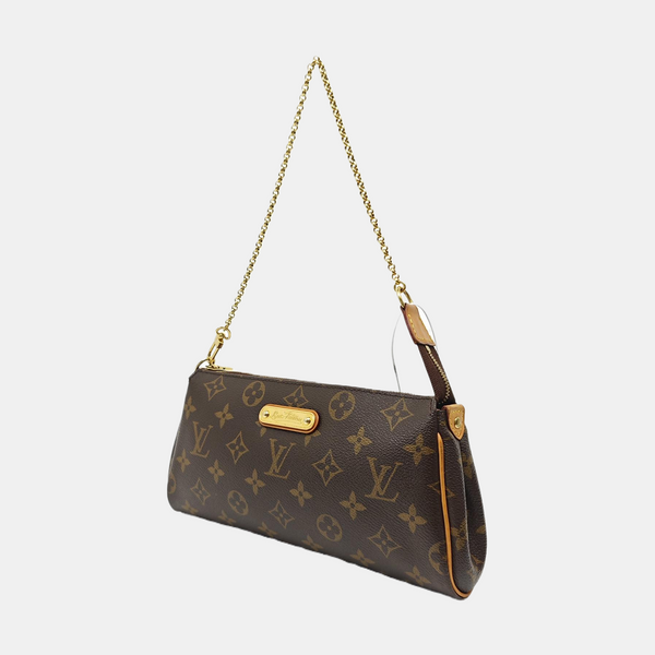 EVA Monogram Coated Canvas Brown