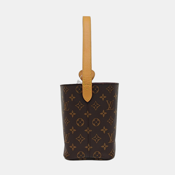 ALL IN Monogram Coated Canvas Brown