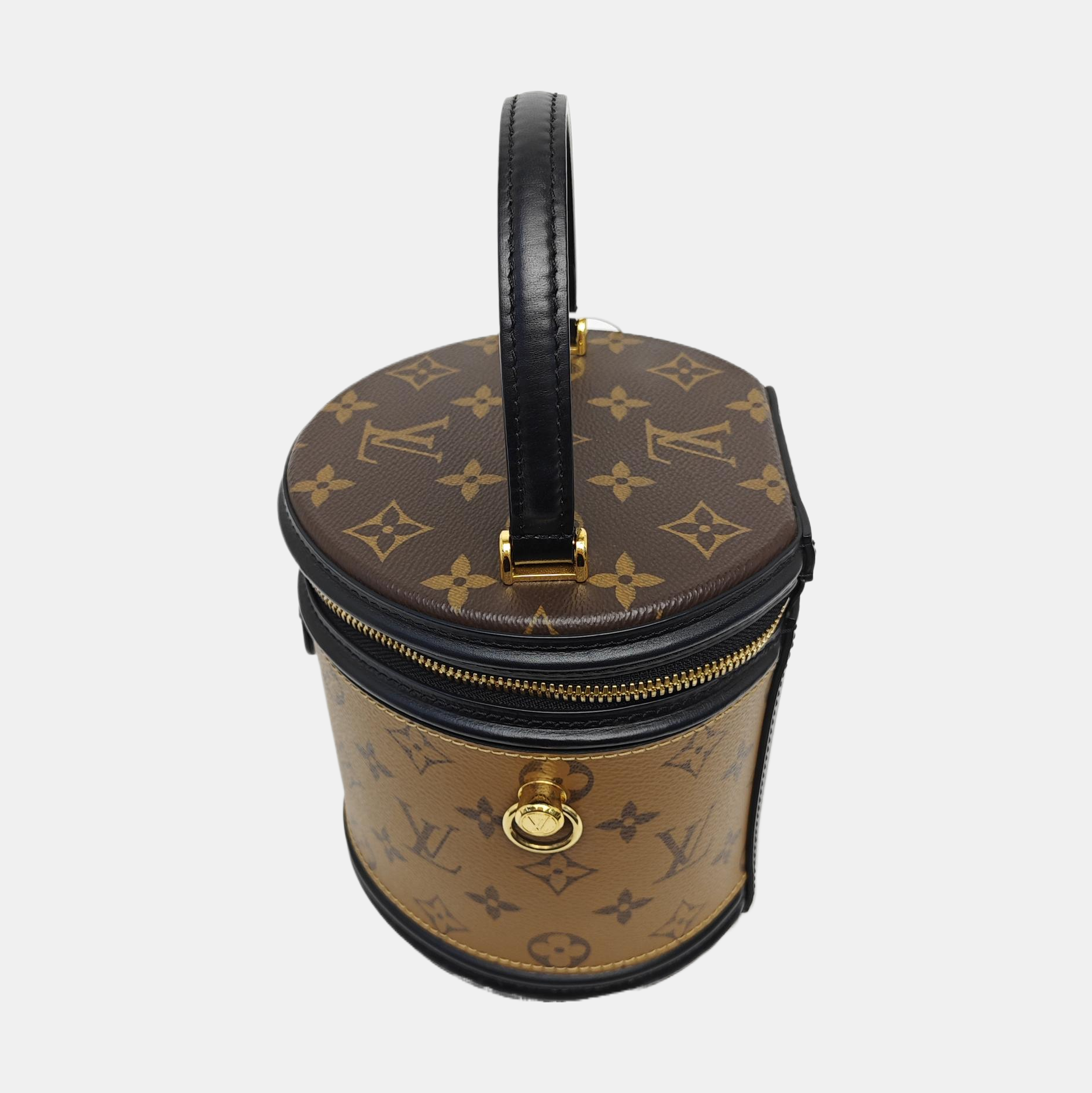 CANNES PM Monogram Coated Canvas Brown