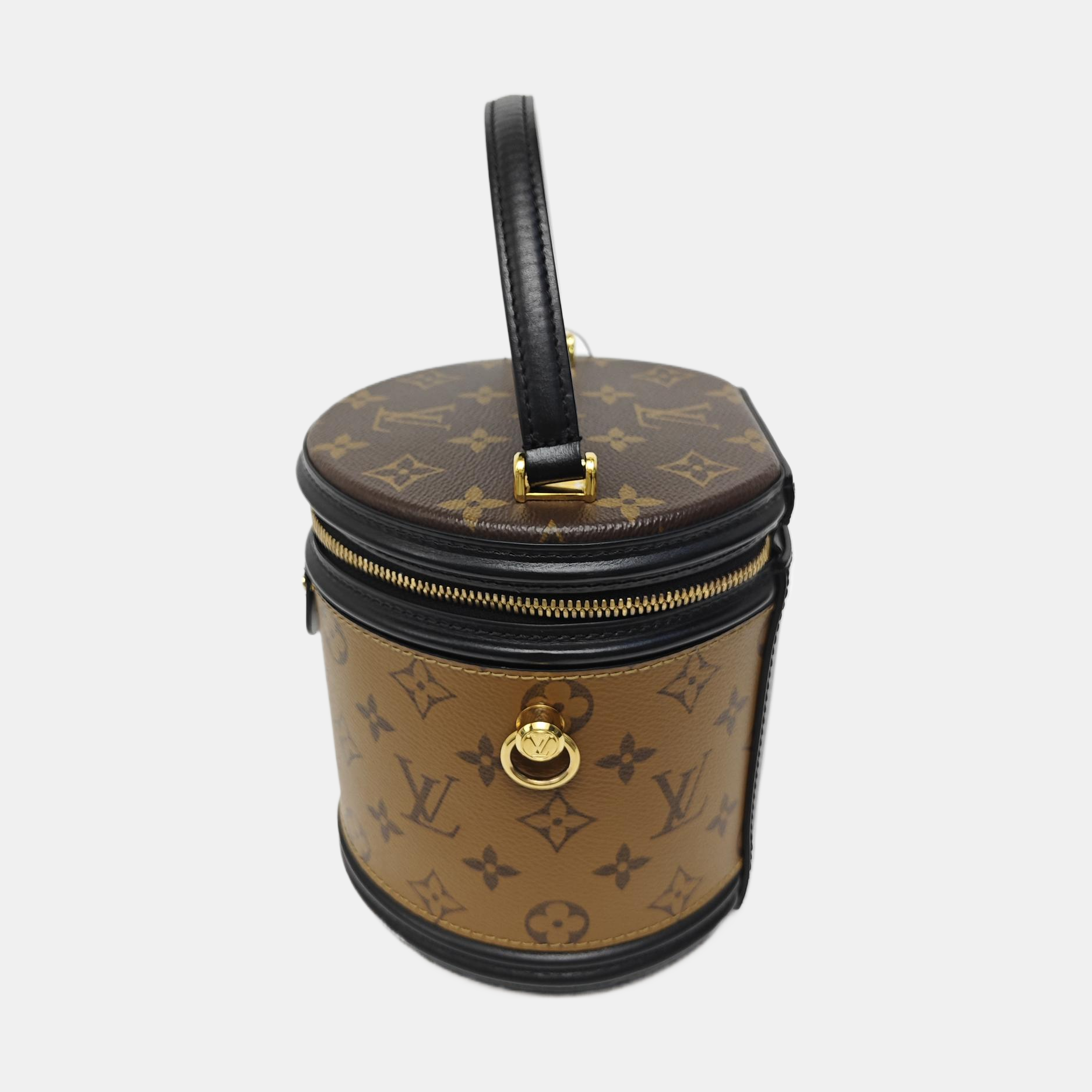 CANNES PM Monogram Coated Canvas Brown
