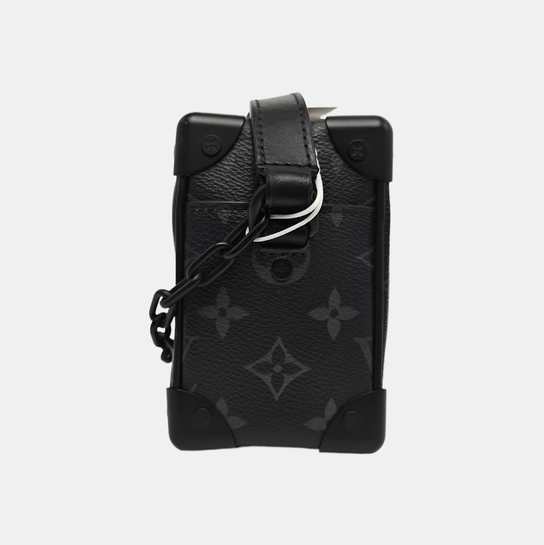 SOFT TRUNK Mini Monogram Coated Canvas Black