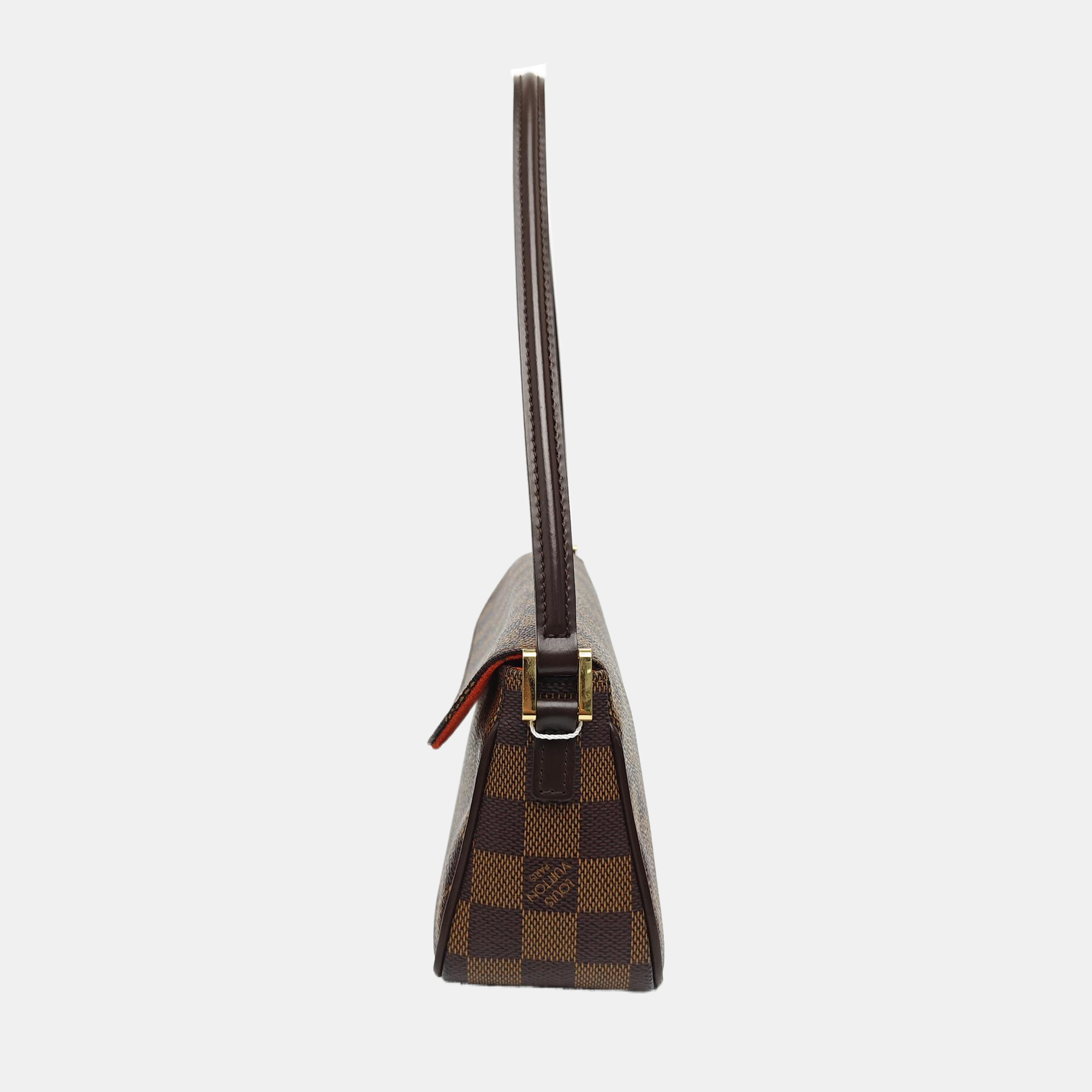 RECOLETA Damier Ebene Coated Canvas Brown