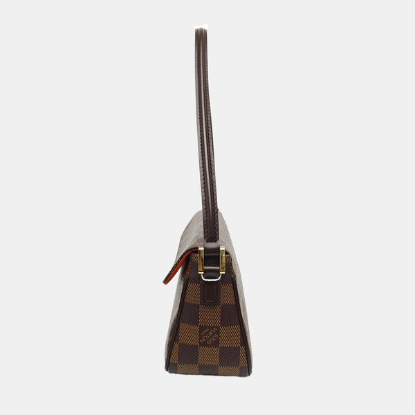 RECOLETA Damier Ebene Coated Canvas Brown